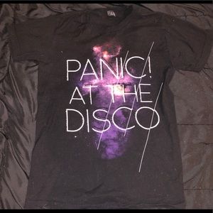 Black Panic at the Disco band T-shirt